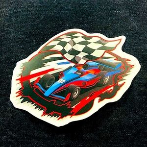 Indy Car Single Decor Accent Waterproof Sticker